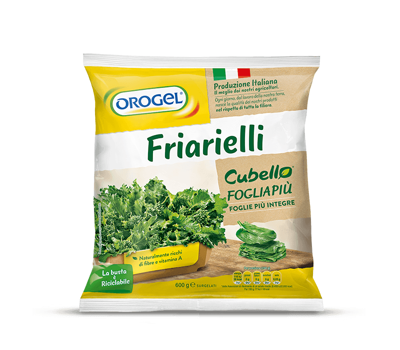 Friarielli Cubello Foglia Più - Surgelati Orogel