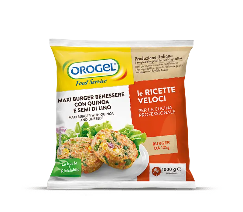 Pack - Maxi Burger Benessere con Quinoa e Semi di Lino