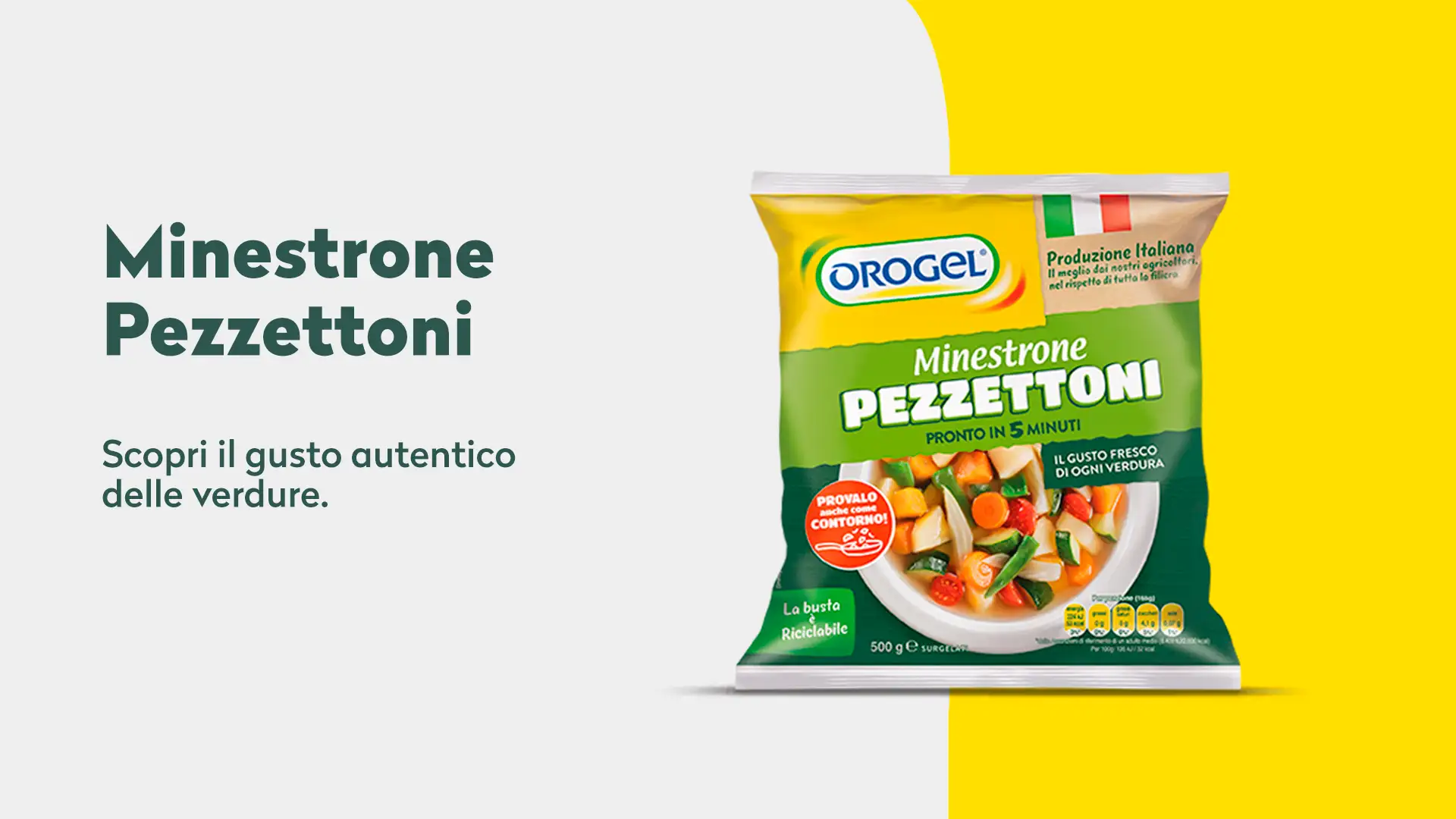 Minestrone Pezzettoni Orogel