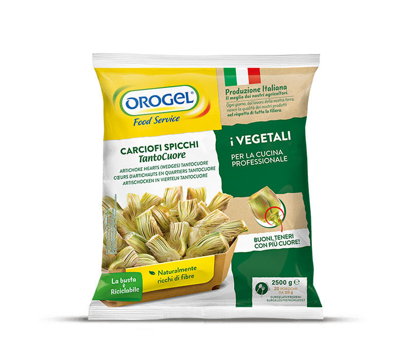 Carciofi Spicchi Tantocuore Surgelati Orogel Food Service