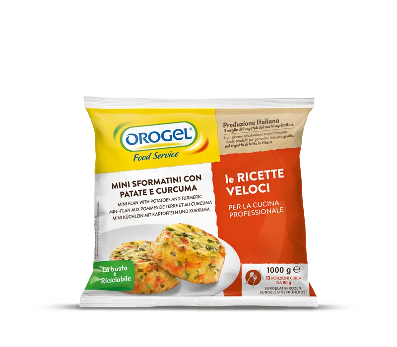 Pack - Mini Sformatini con Patate e Curcuma (40g)