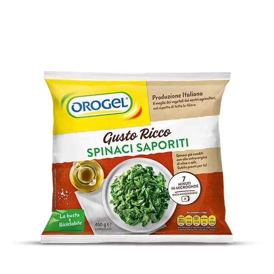 Pack - Spinach Seasoned Gusto Ricco