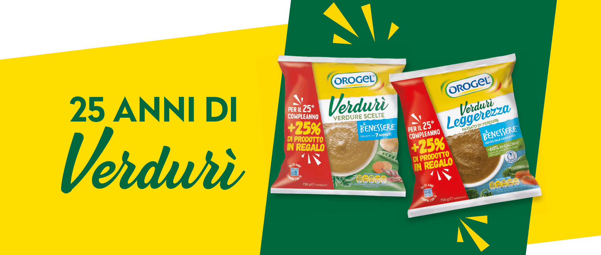 Orogel Il Benessere Verdurì Leggerezza Passato di Verdure Surgelati 750 g